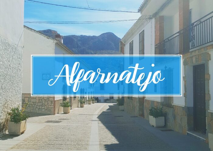 Alfarnatejo Town Village Malaga