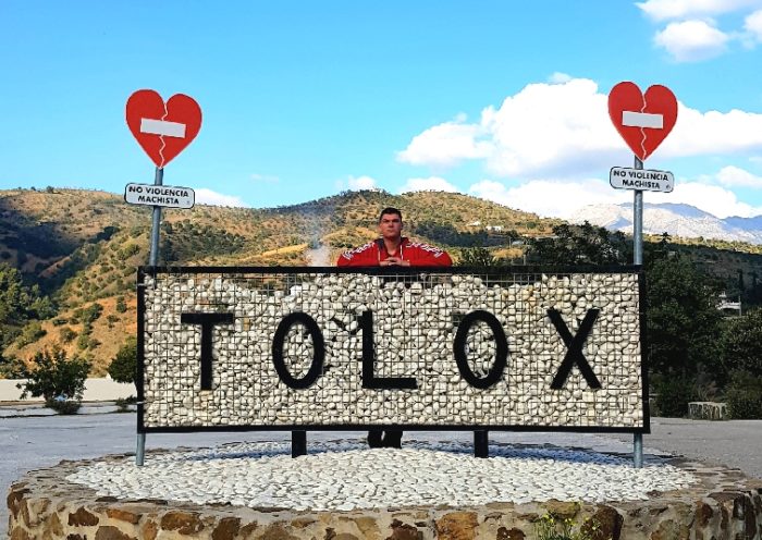 Entrada del pueblo tolox