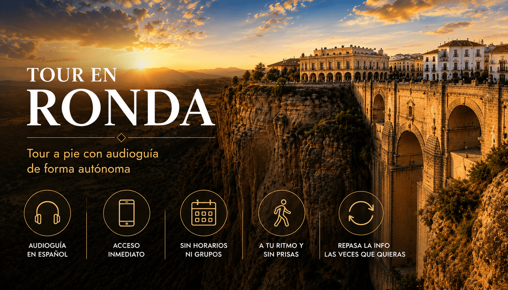 Tour Ronda Audiogiua Walking Tour Español